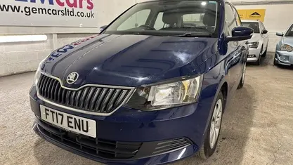 Used Skoda Fabia SE 75 HP (55 kW) 2017 Blue Hatchback