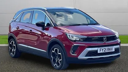 Used Vauxhall Crossland Ultimate 131 HP (96 kW) 2021 Red SUV