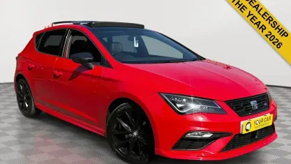 Used Seat Leon Black Edition 150 HP (110 kW) 2020 Red Hatchback