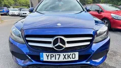 Blue Used 2017 Mercedes C200 Executive Sedan | £8,995 (Fair price)