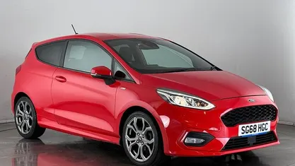 Used Ford Fiesta ST-Line 101 HP (74 kW) 2018 Red Hatchback