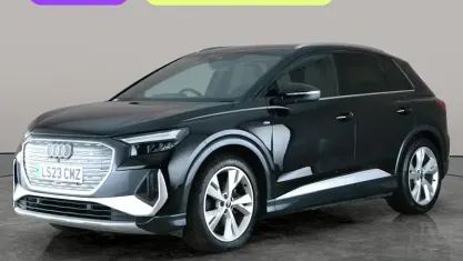 Used Audi Q4 e-tron S-Line 125 kW (170 HP) 2022 Black SUV