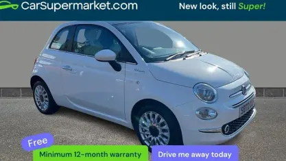 Begagnad Fiat 500 Dolcevita 69 HK (50 kW) 2022 Vit Halvkombi