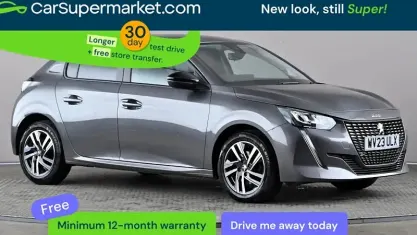 Begagnad Peugeot 208 Active+ 102 HK (75 kW) 2023 Grå Halvkombi