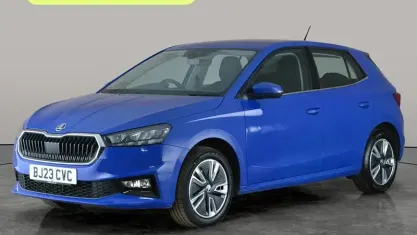 Used Skoda Fabia SE L 110 HP (80 kW) 2023 Blue Hatchback