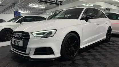 Used Audi S3 Sportback Black Edition 310 HP (228 kW) 2018 White Hatchback