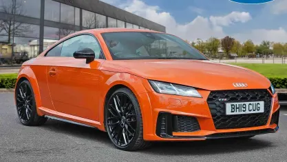 Used Audi TTS Black Edition 306 HP (225 kW) 2019 Orange Coupe