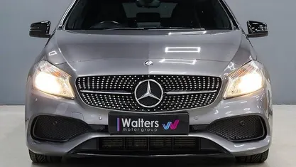 Used Mercedes A200 AMG line 156 HP (114 kW) 2017 Grey Hatchback