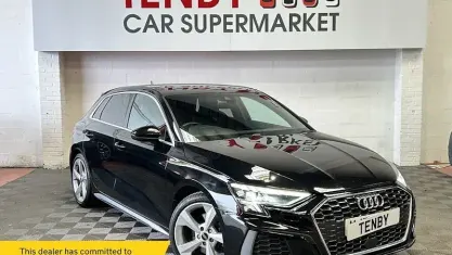 Used Audi A3 Sportback S-Line 150 HP (110 kW) 2020 Black Hatchback