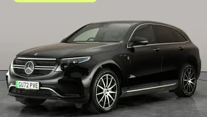 Used Mercedes EQC400 AMG line 300 kW (408 HP) 2022 Black SUV