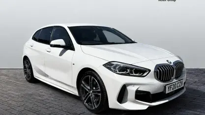 Used BMW 118 M Sport 140 HP (102 kW) 2020 White Hatchback