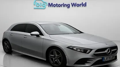 Used Mercedes A200 AMG line 163 HP (119 kW) 2020 Silver Hatchback