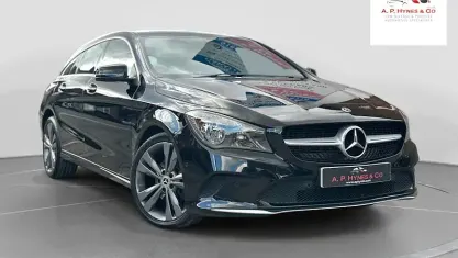 Used Mercedes CLA220 Shooting Brake 177 HP (130 kW) 2017 Black Estate