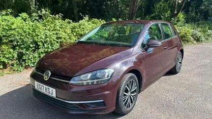 Used VW Golf VII SE 125 HP (91 kW) 2017 Black Hatchback