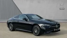 Obsidian black metallic Used 2025 Mercedes CLE300 AMG Line Premium Plus Coupe | £54,280 (Fair price)