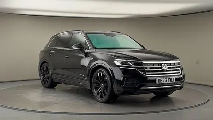 Black Used 2023 VW Touareg R-line SUV | £38,500 (Fair price)