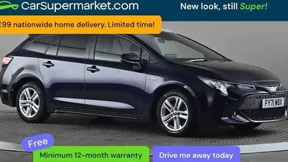 Used Toyota Corolla 122 HP (89 kW) 2021 Blue Estate