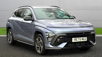 Begagnad Hyundai Kona N Line 120 HK (88 kW) 2025 Blå SUV
