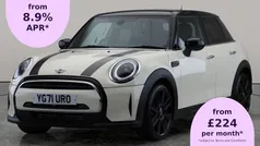 White Used 2021 Mini Cooper Exclusive Hatchback | £17,668 (Fair price)