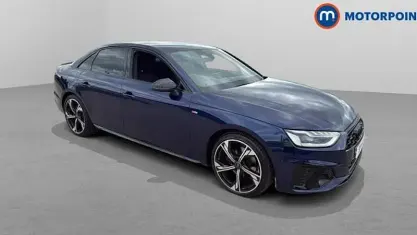 Used Audi A4 Black Edition 150 HP (110 kW) 2024 Blue Sedan