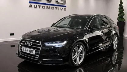 Used Audi A6 S-Line 190 HP (139 kW) 2018 Black Estate