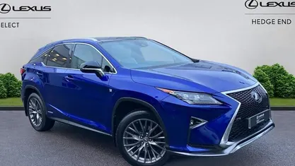 Blue Used 2018 Lexus RX450h Sport Line SUV | £25,490 (Fair price)