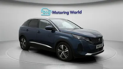 Blue Used 2021 Peugeot 3008 Allure Premium Hatchback | £14,700 (Fair price)