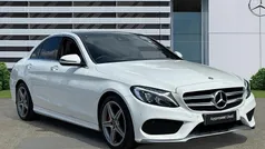 White Used 2018 Mercedes C250 AMG Line Premium Plus Sedan | £17,921 (Fair price)