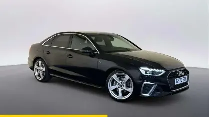 Used Audi A4 S-Line 204 HP (150 kW) 2020 Black Sedan