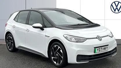 Used VW ID.3 Pro Performance 150 kW (204 HP) 2021 White Hatchback