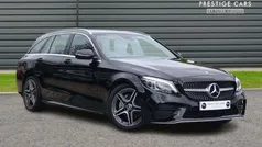 Black Used 2019 Mercedes C220 AMG Line Premium Estate | £17,699 (Good price)