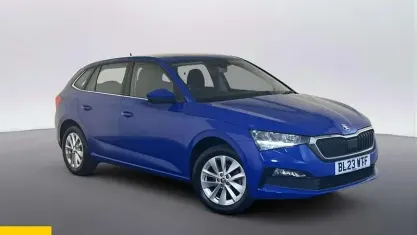 Used Skoda Scala SE Technology 110 HP (80 kW) 2023 Blue Hatchback