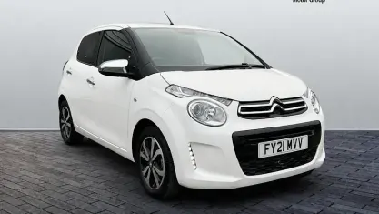 Used Citroën C1 Shine 72 HP (52 kW) 2021 White Hatchback