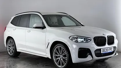 White Used 2020 BMW X3 M Sport SUV | £23,500 (Fair price)