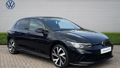Used VW Golf VIII R-line 131 HP (96 kW) 2022 Black Hatchback