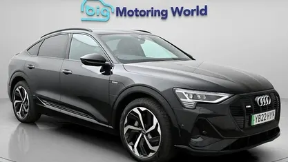 Used Audi e-tron Sportback Black Edition 300 kW (408 HP) 2022 Black SUV