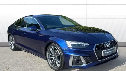 Used Audi A5 Sportback S-Line 163 HP (119 kW) 2023 Blue Hatchback