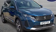 Blue Used 2021 Peugeot 5008 Allure Premium MPV | £18,418 (Fair price)