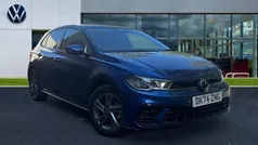 Reef blue metallic Used 2024 VW Polo R-line Hatchback | £22,023 (Fair price)