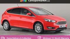Red Used 2017 Ford Focus Zetec Hatchback | £8,997 (Fair price)