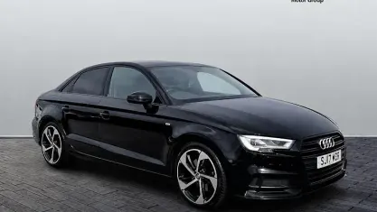Used Audi A3 Black Edition 150 HP (110 kW) 2019 Black Sedan