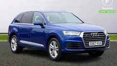 Blue Used 2017 Audi Q7 S-Line SUV | £24,999 (Fair price)