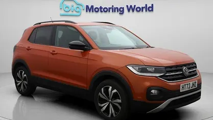 Used VW T-Cross Black Edition 110 HP (80 kW) 2024 Orange SUV