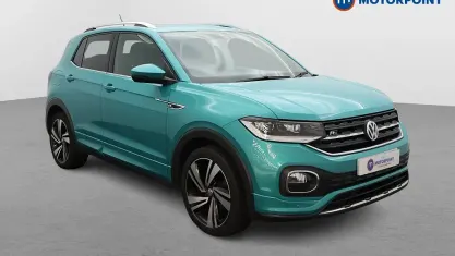 Used VW T-Cross R-line 116 HP (85 kW) 2019 Turquoise SUV