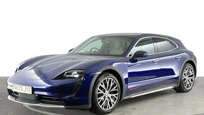 Begagnad Porsche Taycan Cross Turismo 419 kW (571 HK) 2022 Blå Kombi