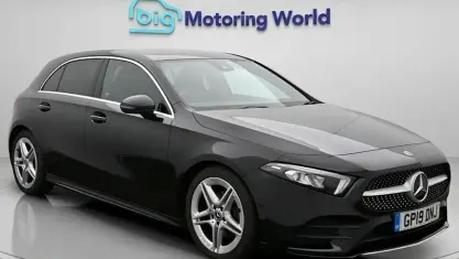 Used Mercedes A200 AMG line 150 HP (110 kW) 2019 Black Hatchback