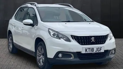 White Used 2018 Peugeot 2008 Active SUV | £6,195 (Fair price)