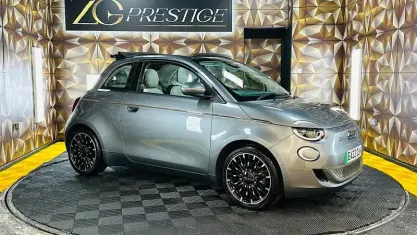 Używany Fiat 500e La Prima 86 kW (118 KM) 2022 Szary Kabriolet