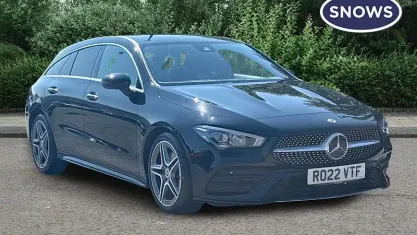 Used Mercedes CLA200 AMG Line Premium 163 HP (119 kW) 2022 Black Coupe