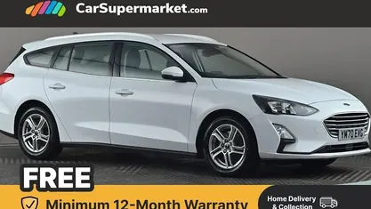 Used Ford Focus Zetec 120 HP (88 kW) 2020 White Estate